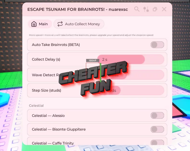 ESCAPE TSUNAMI for Brainrot Script
